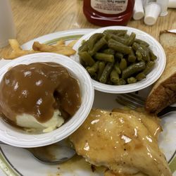 Parkside Cafe - Marinated house chicken.