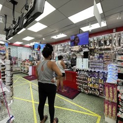 Beauty Supply Warehouse - Inside waiting to pay at the counter. August 2021
