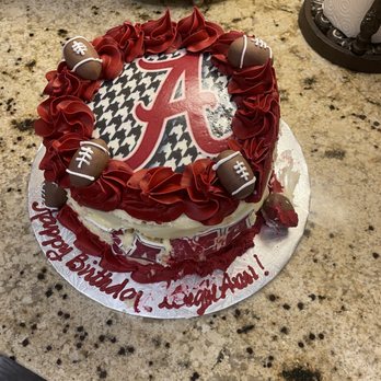 Jenny's Bakery Too! - Alabama cake! (Accidentally got a little smooshed) - Bakeries Near Me - Friendswood, Texas