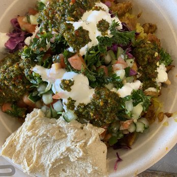 Naf Naf Grill - Chicken Shawarma Basmati Rice Bowl - Middle Eastern Near Me - Indianapolis, Indiana