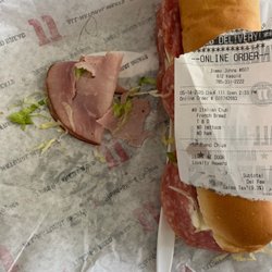 Jimmy John's - Lettuce and ham are in this picture when I requested none!
