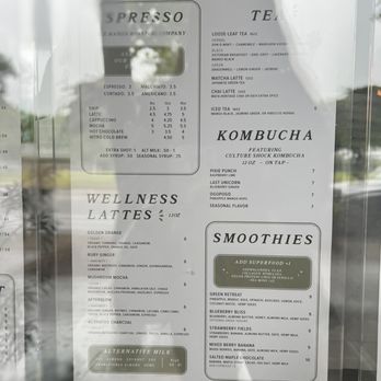 Retreat - Menu as of June 2023 - Cafes Near Me - Seattle, Washington