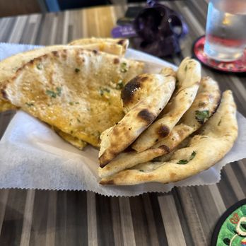 Mint Indian Cuisine - Garlic and Garlic Cheese Naan - Indian Near Me - Charleston, Illinois Mint Indian Cuisine - Garlic and Garlic Cheese Naan - Indian Near Me - Charleston, Illinois