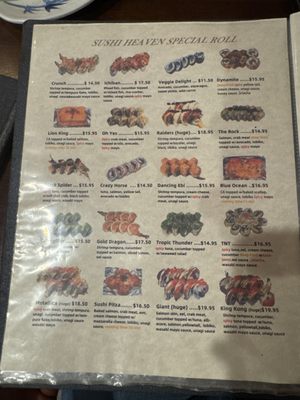 Menu photo 2 Sushi Heaven Saratoga, CA Menu photo 2 Sushi Heaven Saratoga, CA
