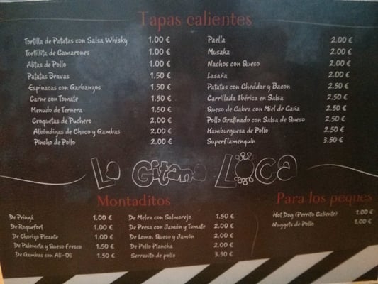 Menu photo 2 La Gitana Loca Seville, SE