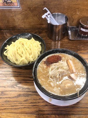 Photo of Artisan Noodle Tatsuki - San Diego, CA, US. Tsukemen with egg
