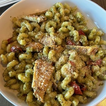 Noodles and Company - Pesto pasta, no really discernable pesto flavor. Boring. - Salad Near Me - Lehi, Utah Noodles and Company - Pesto pasta, no really discernable pesto flavor. Boring. - Salad Near Me - Lehi, Utah