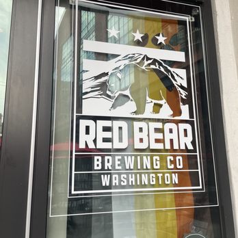 Red Bear Brewing - Bear flag in their window - Breweries Near Me - Washington, DC, District of Columbia Red Bear Brewing - Bear flag in their window - Breweries Near Me - Washington, DC, District of Columbia