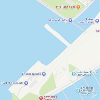 Goldenbay - Map from cruise port - Pan Asian Near Me - Ensenada, BCN
