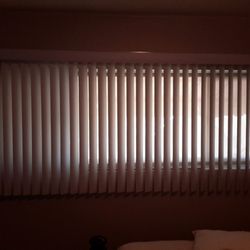 Bedroom blinds installed 9 yrs ago, durable. Shade behind just installed to block the heat, 93% UV heat resistant plus Humidity resistant!