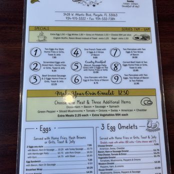 Toasted Cafe - Menu - New American Near Me - Margate, Florida