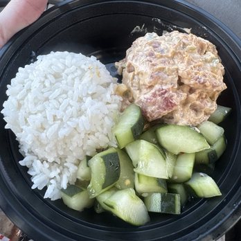OG Poke - Menehune Poke Bowl (Small) with Spicy Avo Furi and Sweet Cucumbers - Poke Near Me - Eugene, Oregon
