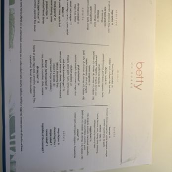Betty On Burke - Menu - Cocktail Bars Near Me - Winston-Salem, North Carolina Betty On Burke - Menu - Cocktail Bars Near Me - Winston-Salem, North Carolina