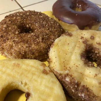 Monarch Donuts - Delicious crumble but undercooked donut. - Donuts Near Me - Arcadia, California