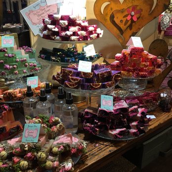 Poesy - Valentine's Table bursting with handmade soaps! - Home Decor Near Me - Royal Oak, Michigan