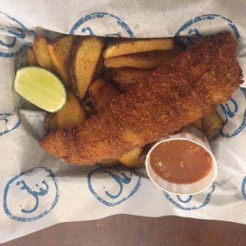HOOK - Caribbean calypso panko fish with mango dip - Fish & Chips Near Me - London, XGL HOOK - Caribbean calypso panko fish with mango dip - Fish & Chips Near Me - London, XGL