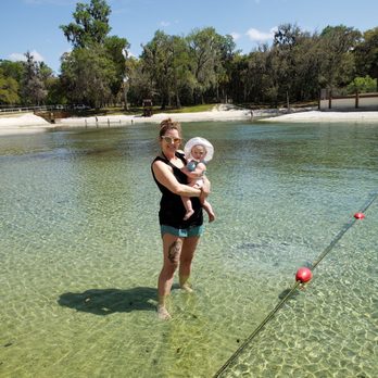Lithia Springs Park - Swimming in springs today with my kids and grandbaby. - Parks Near Me - Lithia, Florida