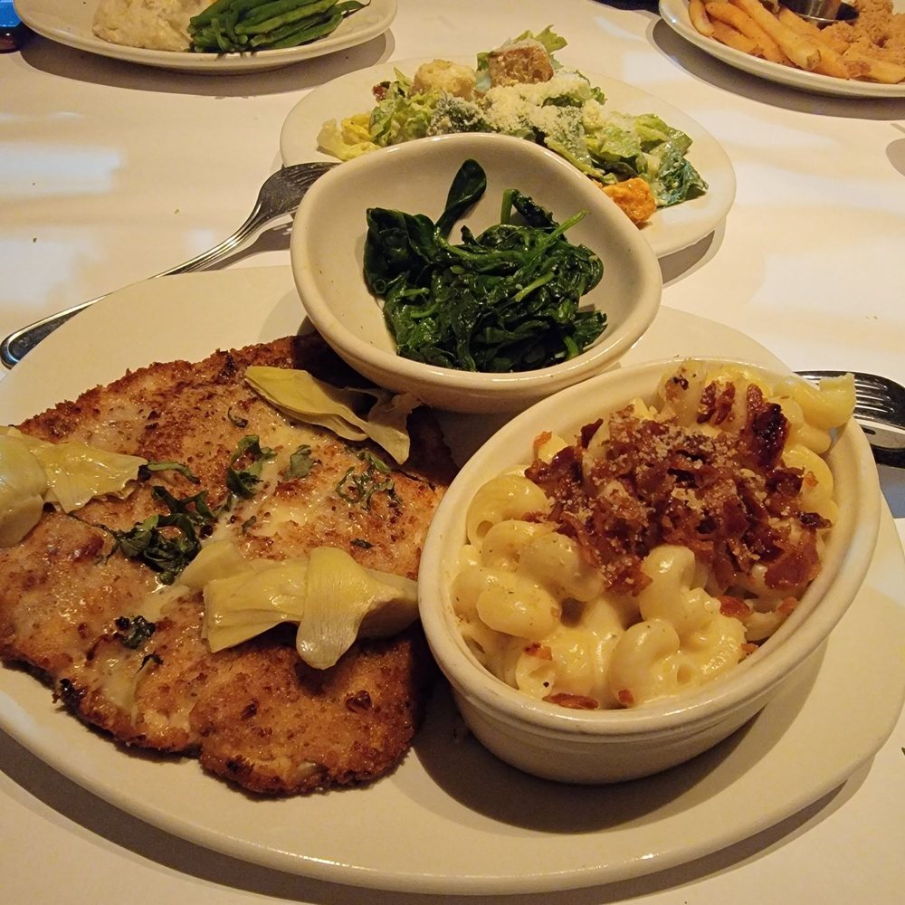 Bonefish Grill - Parmesan pecan crusted trout, bacon mac and cheese, spinach - Seafood Near Me - Egg Harbor Township, New Jersey Bonefish Grill - Parmesan pecan crusted trout, bacon mac and cheese, spinach - Seafood Near Me - Egg Harbor Township, New Jersey