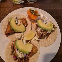 Sole fish tacos