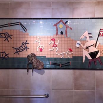 Rockhouse Coffee - Tile mural inside women's restroom - Coffee & Tea Near Me - Jordan Valley, Oregon Rockhouse Coffee - Tile mural inside women's restroom - Coffee & Tea Near Me - Jordan Valley, Oregon