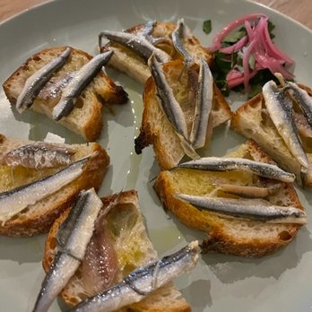 Number5 Kitchen - Anchovies two ways - New American Near Me - San Carlos, California