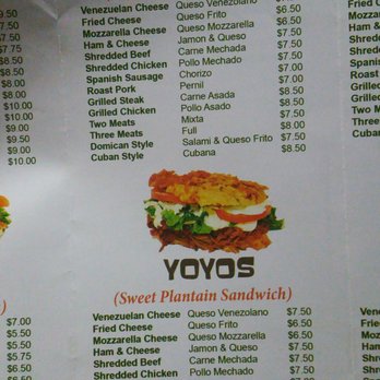 Cachapas y Mas - Menu page 2 - Venezuelan Near Me - Ridgewood, New York