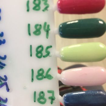 Angel’s Nails - The color i asked for was 184.... the color on my nails does not match. - Nail Salons Near Me - El Monte, California