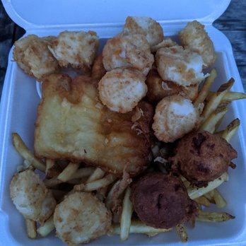 Macray's Seafood - Fisherman's platter, sub whole belly clams for more scallops - Seafood Near Me - Tiverton, Rhode Island Macray's Seafood - Fisherman's platter, sub whole belly clams for more scallops - Seafood Near Me - Tiverton, Rhode Island