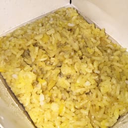 Plain fried rice, very good.