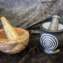 Hidden Intuition - mortar and pestles