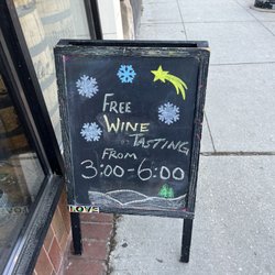 Free wine tasting