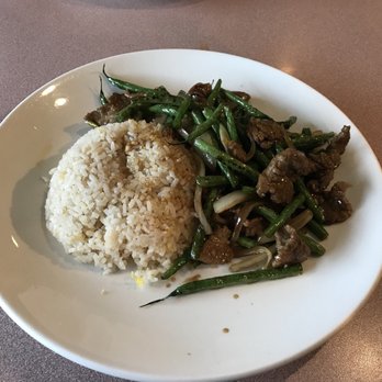 Chopstick House - Green Beans w/ Beef Special minus the 2 Crab Rangoon. - Chinese Near Me - Omaha, Nebraska Chopstick House - Green Beans w/ Beef Special minus the 2 Crab Rangoon. - Chinese Near Me - Omaha, Nebraska