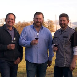Dusted Valley Vintners - Our winemaking team - Corey, Griffin, Chad