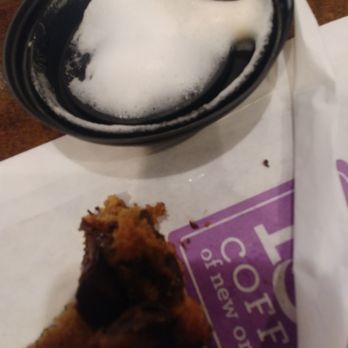 PJ's Coffee - Part of a cookie, lid, straw wrapper. - Coffee & Tea Near Me - New Orleans, Louisiana