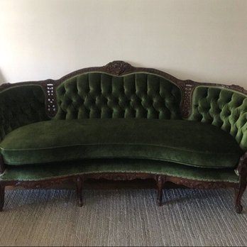 Napoleon’s Upholstery - Green velvet sofa, reupholstered - Furniture Reupholstery Near Me - Castaic, California Napoleon’s Upholstery - Green velvet sofa, reupholstered - Furniture Reupholstery Near Me - Castaic, California