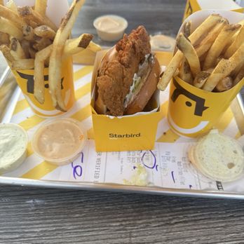 Starbird Chicken - Chicken sandwich with Fries - Chicken Shop Near Me - Denver, Colorado