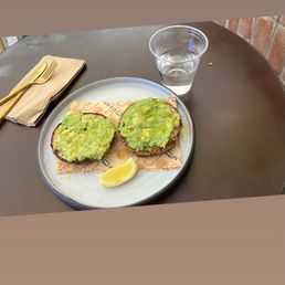 My delicious avocado toast.