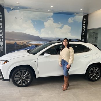 Temecula Valley Lexus - My 2023 UX 250H. I'm happy with the purchase. - Car Dealers Near Me - Temecula, California Temecula Valley Lexus - My 2023 UX 250H. I'm happy with the purchase. - Car Dealers Near Me - Temecula, California