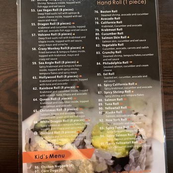 M Sushi - All you can eat lunch (back) - Sushi Bars Near Me - Charlottesville, Virginia