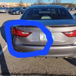 Residue after car wash