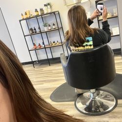 Adara Hair & Nail Salon - Before Orange and cut wrong