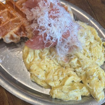 Frame - Prosciutto Scrambled - Coffee & Tea Near Me - New York, New York Frame - Prosciutto Scrambled - Coffee & Tea Near Me - New York, New York