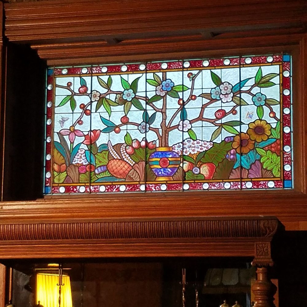 Wilson Castle - One of the magnificent stained glass windows. - Museums Near Me - Proctor, Vermont Wilson Castle - One of the magnificent stained glass windows. - Museums Near Me - Proctor, Vermont