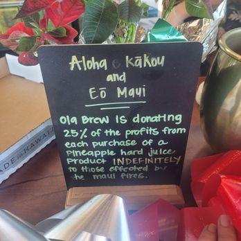 Ola Brew - Hilo - Love this give back - Brewpubs Near Me - Hilo, Hawaii Ola Brew - Hilo - Love this give back - Brewpubs Near Me - Hilo, Hawaii