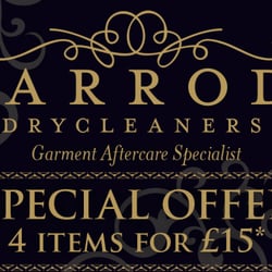 Harrods Dry Cleaners - Special Offer: 4 items for only £15