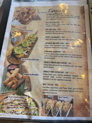 Menu photo 1 La Princessa Solano, NUV