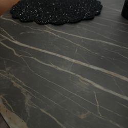Woodchuck's Fine Furniture & Decor - Glass table with top marble!!! Round gorgeous table!