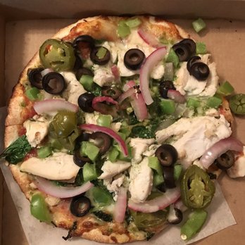 MOD Pizza - Chicken pizza with pesto - Pizza Near Me - Houston, Texas