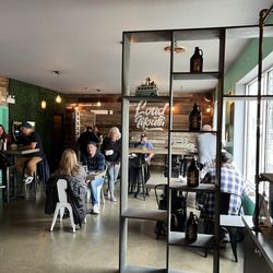 Loudmouth Brewing Company - The barnboard helps with the ambiance.