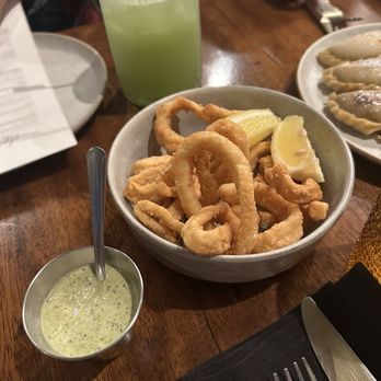 Costa Contemporary Kitchen - Crispy Calamari - Peruvian Near Me - Costa Mesa, California